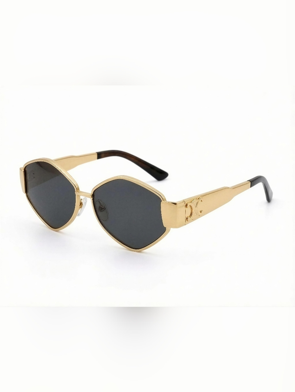 CELINE Sunglasses CL 40254U 30N Gold/Dark Gray For  Men Women - Picture 4 of 7
